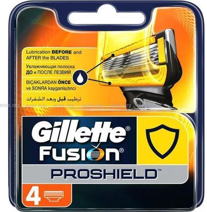 Gillette Fusion Proglide Proshield Ostrza Wymienne Do Maszynki Do Golenia Dla Mężczyzn 4 Szt. 