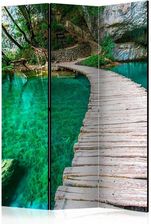 Parawan 3-częściowy - Park Narodowy, Jeziora Plitwickie, Chorwacja [Room Dividers] 135x172 - Parawany i przesłony