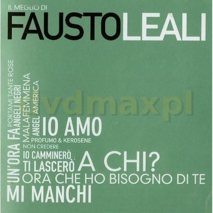 Fausto Leali: Il Meglio Di Fausto Leali [2CD]