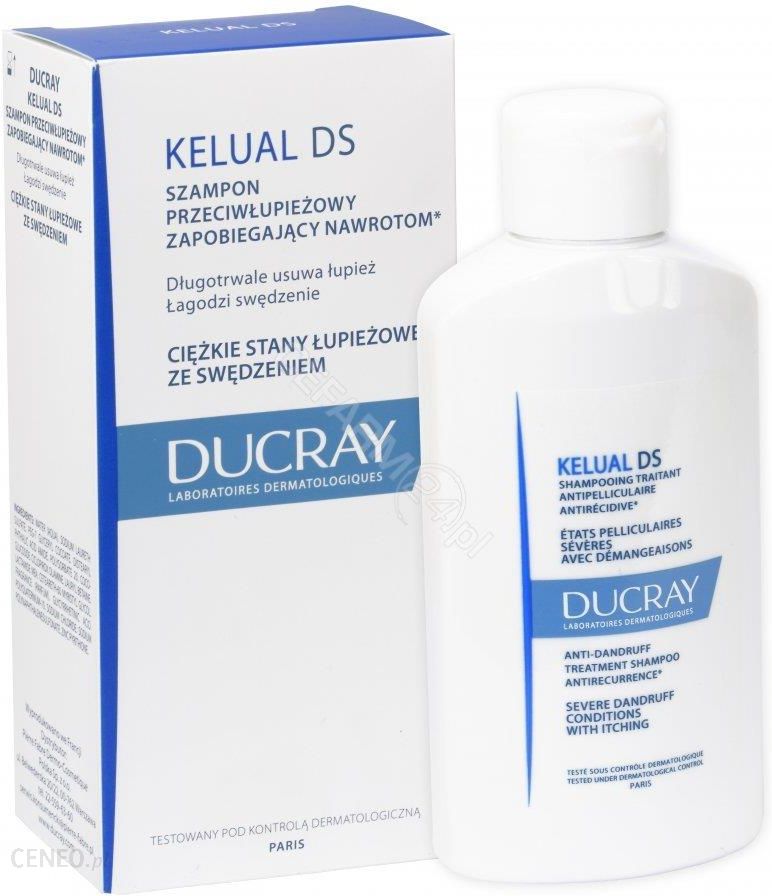  Ducray kelual ds szampon przeciwłupieżowy uporczywy łupież suchy i tłusty połączony ze świądem 100ml
