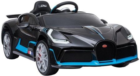 Leantoys Auto Na Akumulator Bugatti Divo Czarny Lakierowany