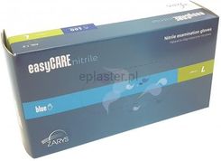 Zdjęcie easyCARE Nitrile Blue Rękawiczki nitrylowe jednorazowe niebieskie L 100szt. - Łapy