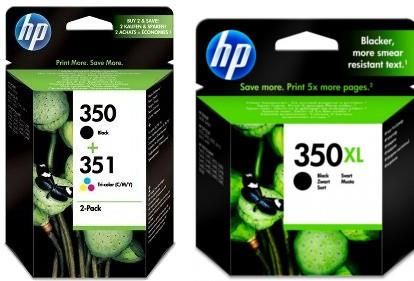 HP No. 350 + 351 CMYK + No. 350 XL czarny (SD412EE+CB336EE)