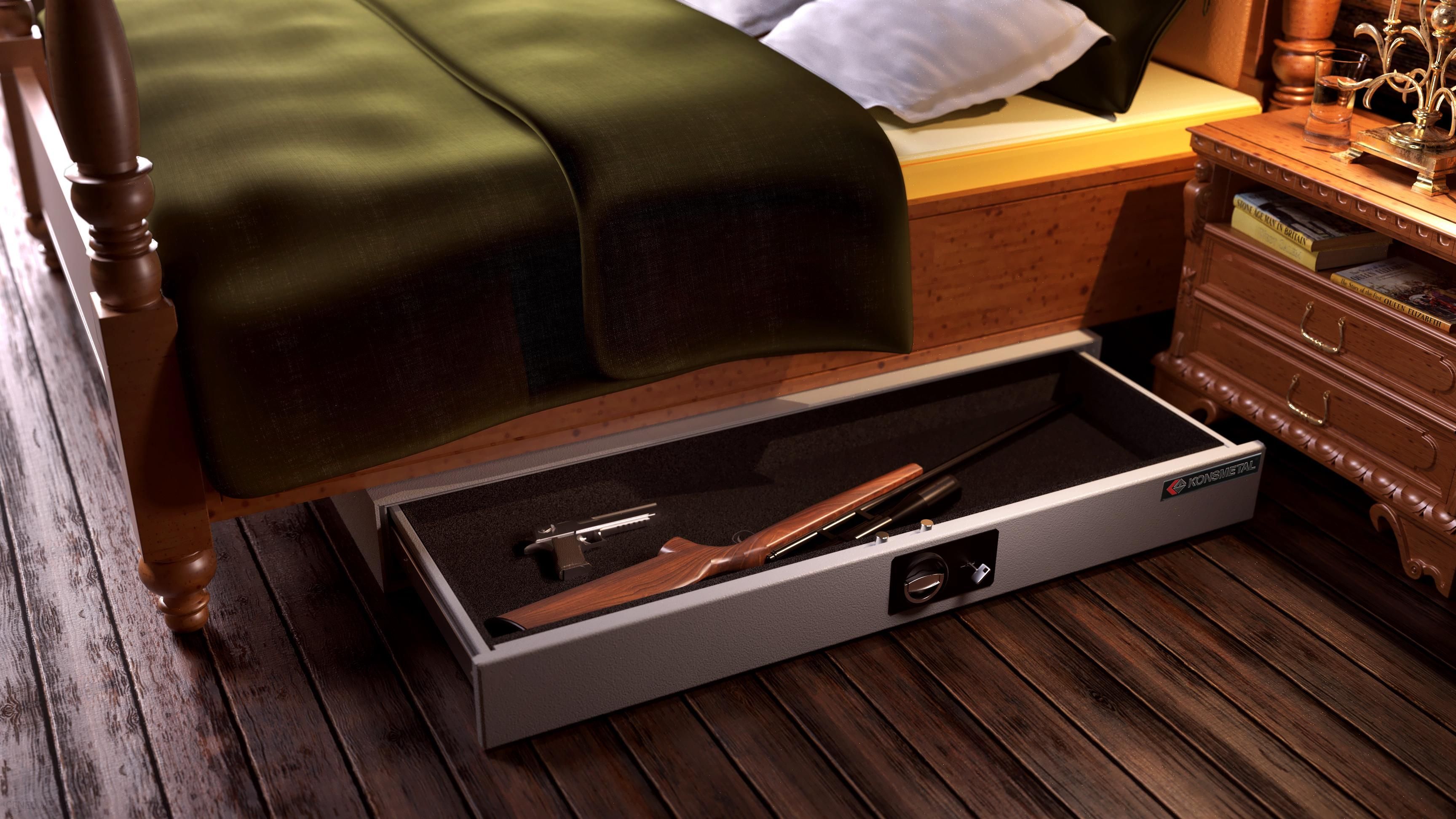Оружейный сейф под кровать