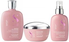 Alfaparf Nutritive nawilżający zestaw do włosów suchych szampon 250ml + maska 200ml + fluid 125ml