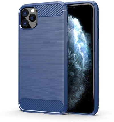 Carbon Case elastyczne etui pokrowiec iPhone 11 Pro niebieski - Niebieski (IPHONE11PRO)