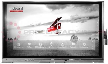 Monitor interaktywny myBoard GREY TE-MP 4K UHD And. 75" + OPS i3 7100