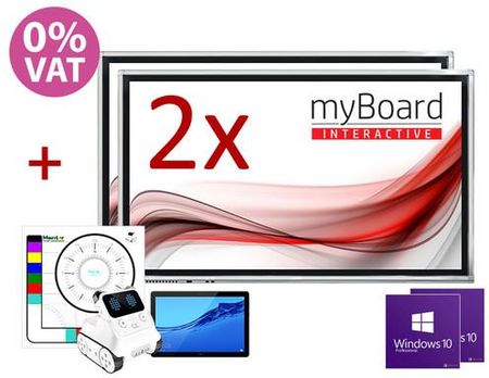 Myboard Duet Monitor 65" + Ops I3 Win10 Pro 