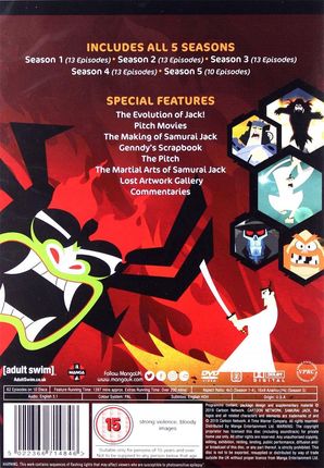 SAMURAI JACK: THE COMPLETE SERIES　中古　DVD Samurai Jack: The Complete Series : Amazon.pl: Płyty DVD i