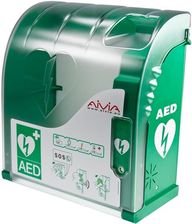 Zdjęcie PROJEKT AED AIVIA 220 GSM OUT - ZEWNĘTRZNA SZAFKA GSM OUTDOOR NA AED, ALARM ŚWIETLNY, PODŚWIETLENIE, LINIA TELEFONICZNA LUB GSM - 423X388X201 MM. - Proszowice