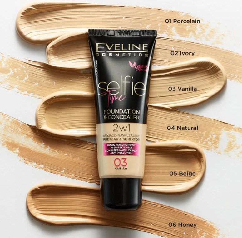 Eveline Selfie Time Podkład-Korektor 2W1 05 Beige 30 Ml - Opinie I Ceny ...