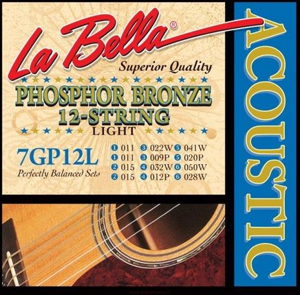 La Bella 7GP-12L struny akustyczne 12str 11-50