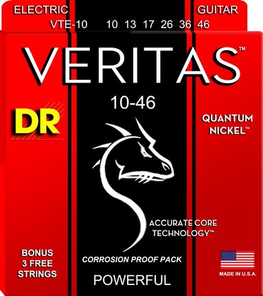 DR VTE 10-46 VERITAS STRUNY GITARA ELEKTRYCZNA