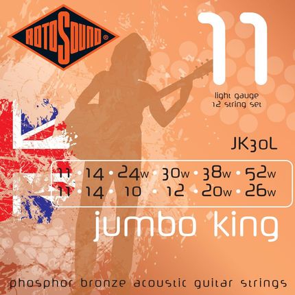 Rotosound JK11 11-52 - struny do gitary akustycznej