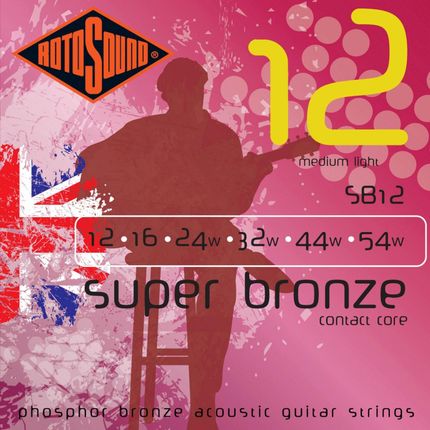 Rotosound SB12 12-54 - struny do gitary akustycznej