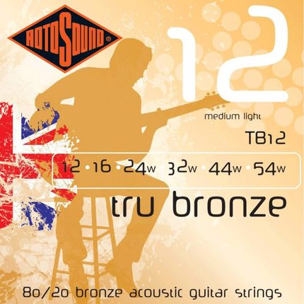 Rotosound TB12 12-54 - struny do gitary akustycznej