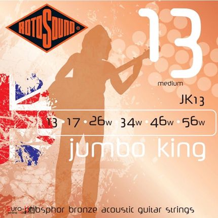 Rotosound JK13 13-56 - struny do gitary akustycznej