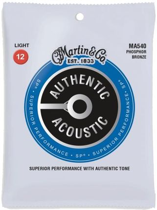 Struny do akustyka MARTIN Authentic MA540 (12-54)