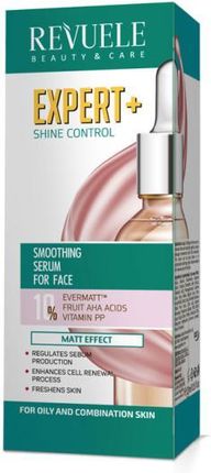 Revuele Expert+ Shine Control Smoothing Serum For Face Wygładzające Serum Matujące Do Twarzy 25 ml