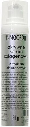 BINGOSPA Active Serum Collagen Aktywne Serum Kolagenowe Z Kwasem Hialuronowym 50g