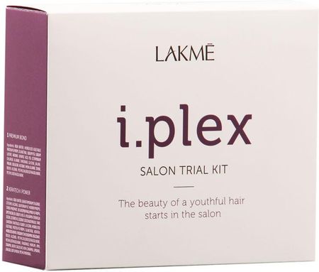 Lakme I.Plex Salon Trial Kit Premium Bond 1 100Ml X1 Keratech I.Power 2 100Ml X2