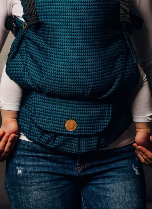 LennyLamb Nosidło Ergonomiczne 100% Bawełna Splot Tessera Tanzanit - zdjęcie 4 LennyLamb Nosidło Ergonomiczne 100% Bawełna Splot Tessera Tanzanit