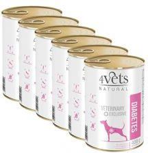 4Vets Natural Veterinary Exclusive Diabetes 6X400G