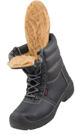 Urgent 112 Sb Buty Robocze Ocieplane Kozaki Zimowe Metalowy Podnosek Skóra Licowa