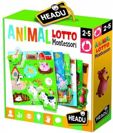 Headu Montessori Zwierzęta Lotto