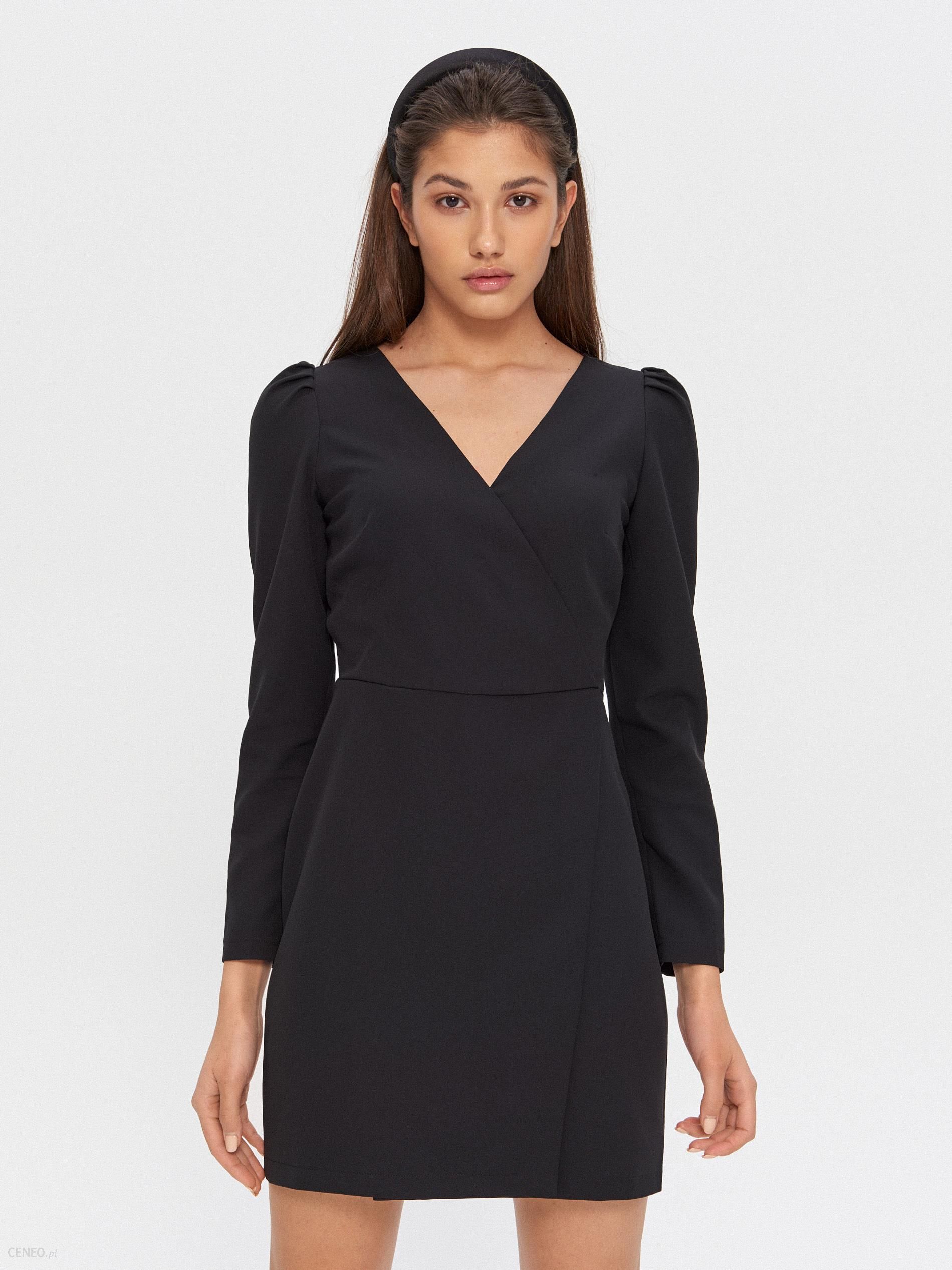 Moda Sukienki Kopertowe sukienki Yves Saint Laurent Kopertowa sukienka czarny Imprezowy wygl\u0105d 