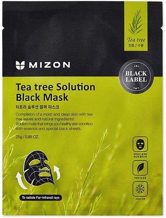 Mizon Tea Tree Solution Maska Na Czarnym Płacie 25G