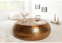 INVICTA INTERIOR STOLIK KAWOWY 80 CM MIEDZIANY 38395
