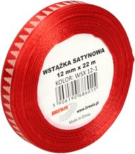 Zdjęcie Brewis Wstążka Satynowa 12Mmx22M Choinki Biało-Czerwone  - Gorlice