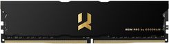 Zdjęcie Pamięć RAM GoodRam DDR4 IRDM PRO 8GB 3600MHz CL17 SR DIMM PITCH BLACK (IRP-3600D4V64L17S/8G) - Oborniki