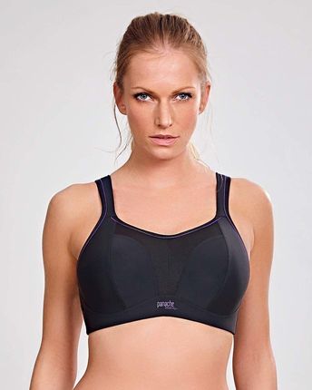 Panache Sport biustonosz bez fiszbin czarny 36F