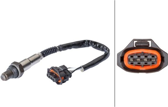 HELLA 6Pa 358 066-001 Sonde Lambda - 4Pôle - Devant Le