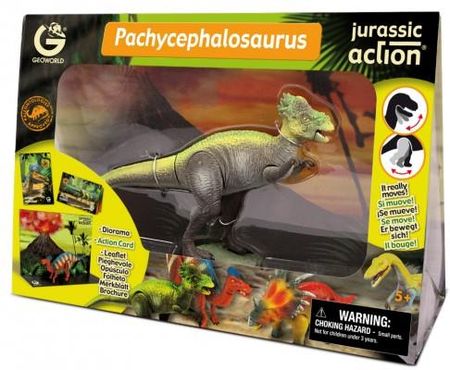 Geoworld Dinozaur Figurka Ruchoma Pachycephalosaurus Jurassic Action Geo241