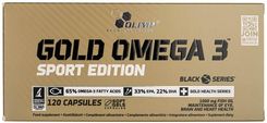 Olimp Gold Omega 3 Sport Edition 120 kaps. - najlepsze Pozostałe preparaty dla sportowców