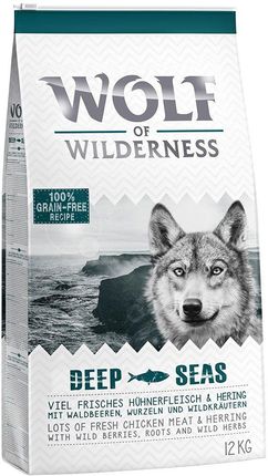 Wolf Of Wilderness Adult Deep Seas Śledź 1Kg