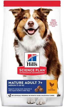 Hill'S Science Plan Mature Adult 7+Medium Kurczak 18Kg