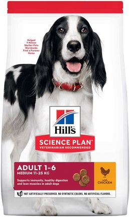 Hill'S Science Plan Adult 1 6 Medium Kurczak 14Kg