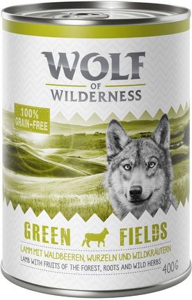 Wolf Of Wilderness Adult Strong Lands Wieprzowina 12X400G