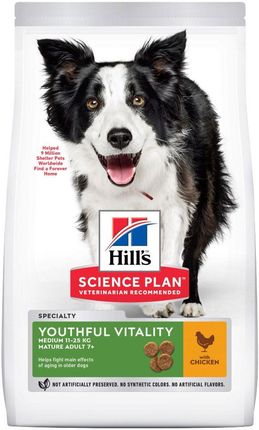 Hill'S Science Plan Mature Adult 7+ Youthful Vitality Medium Kurczak 14Kg