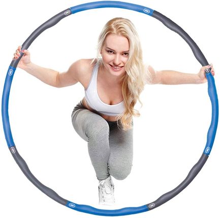 Springos Hula Hop Z Masażerem 100Cm Niebieskie