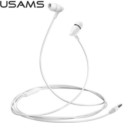 USAMS Słuchawki stereo EP-37 3,5 mm biały/white HSEP3702