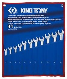 King Tony Zestaw Kluczy Płasko-Oczkowych 11el 8-24Mm (12A1MRN)