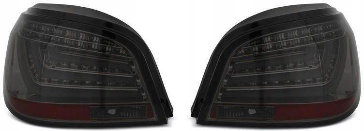 Lampa tylna Depo Lampy Diodowe Tył Bmw E60 2003 07 Sedan Lampy tył BMW E60 03 BLACK SMOKED LED BAR diodowe