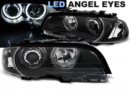 Depo Lampy Bmw E46 99-03 Coupe Cabrio Ringi Czarne Led Lpbmg5