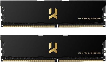 Pamięć RAM Goodram DDR4 IRDM PRO 2x16GB KIT 3600MHz CL17 DR DIMM PITCH BLACK (IRP-3600D4V64L17/32GDC)