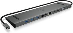 Icy Box USB-C-HDMI USB VGA RJ-45 PD (IBDK2106C)